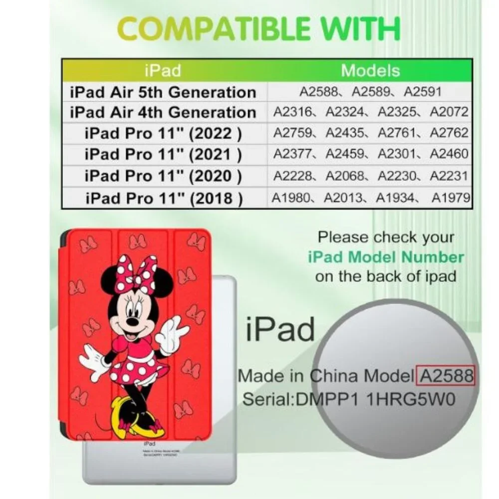 Disney Minnie Mouse Red Tablet Case